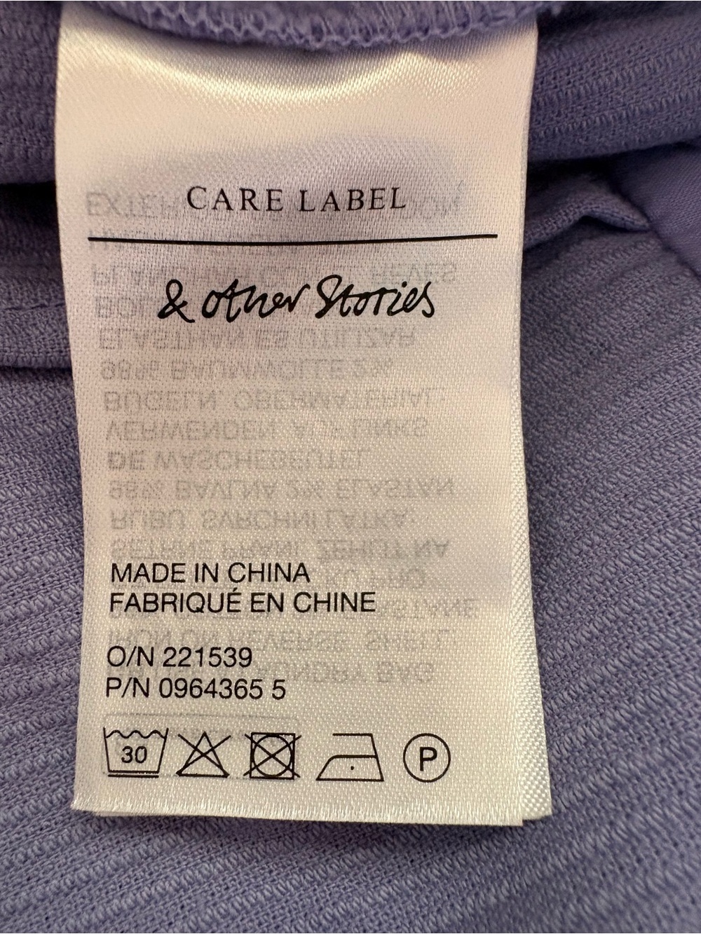 & Other Stories Lilac Corduroy Jumpsuit Front Zip Matching Fabric Belt Size 4 - Picture 6 of 13